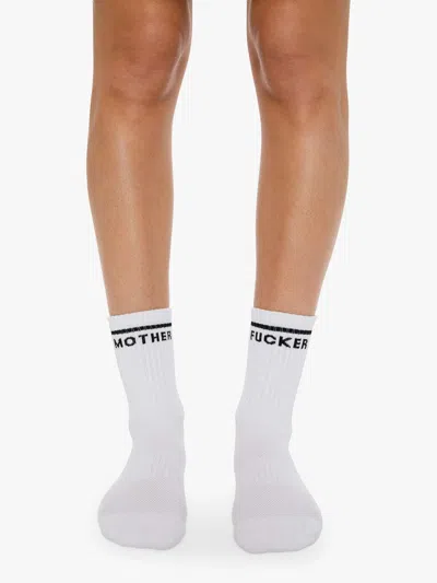 Mother The Mf Pilates Sock In White