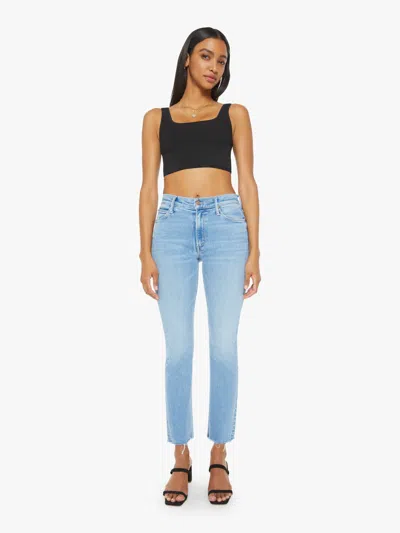 MOTHER THE MID RISE DAZZLER ANKLE FRAY BLESSING IN DISGUISE JEANS
