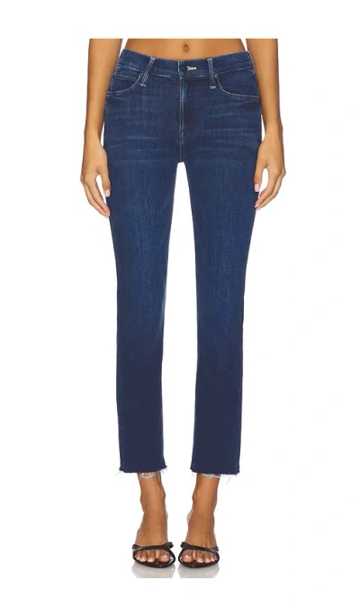 Mother The Mid Rise Dazzler Ankle Fray Ç´§èº«è£¤ Â€“ Fancy Meeting You Here. Å°ºç � 29 (also Â€“ 23, 24, 25 In Blue