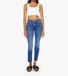 Mother Petites The Lil Mid Rise Dazzler Ankle Nothing Between Us Jeans
