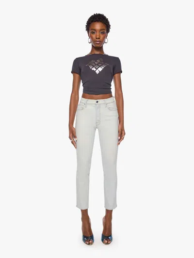 Mother The Mid Rise Dazzler Ankle Hairspray Hall Of Fame Jeans In Blue