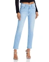 MOTHER THE MID RISE DAZZLER ANKLE SLIM JEANS IN LIMITED EDITION