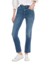 Shop Mother The Mid-rise Dazzler Ankle Wish On A Star Straight Leg Jean In Multi