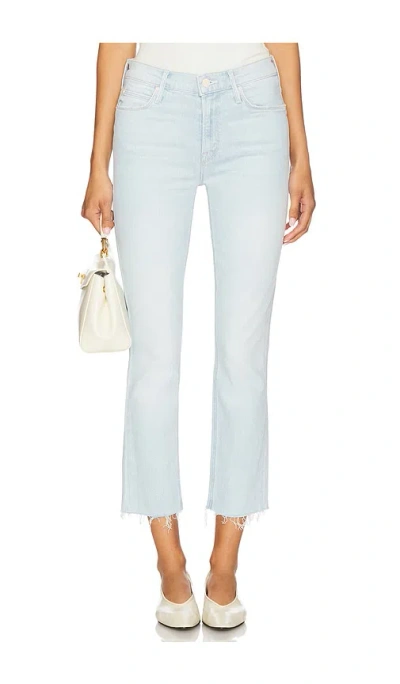 Mother The Mid Rise Dazzler Crop Fray