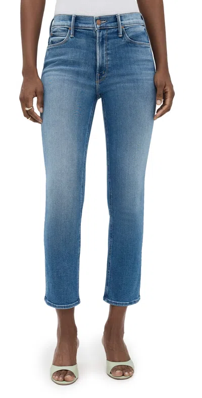 Mother The Mid Rise Dazzler Crop Jeans Ready Set Go