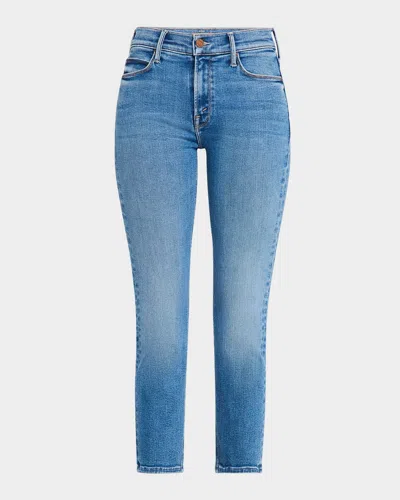 MOTHER THE MID-RISE DAZZLER CROP JEANS