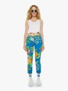 MOTHER THE MID RISE DAZZLER CROP LATE BLOOMER JEANS