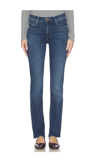 Mother The Mid Rise Dazzler Skimp Jeans In Blue