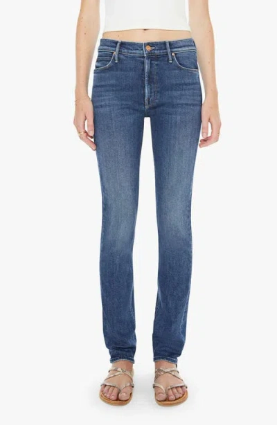 Mother The Mid Rise Dazzler Skimp Straight Leg Jeans In Multi