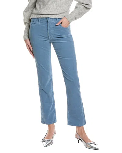 MOTHER MOTHER THE MID-RISE HIKER HOVER BLUE SHADOW SLIM STRAIGHT LEG JEAN