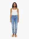 Mother The Mid Rise Hiker Hover Jeans In Tequila Sunrise