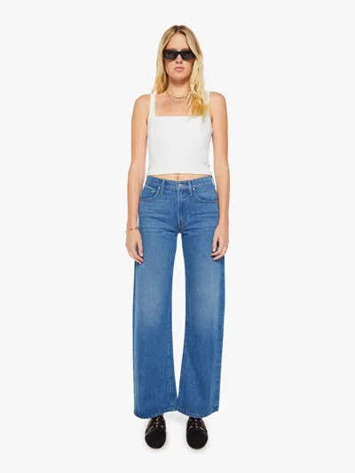 Mother The Mid Rise Lasso Sneak Breaking New Ground Pants In Blue