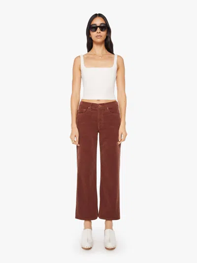 MOTHER THE MID RISE MAVEN ANKLE AZTEC JEANS IN RED - SIZE 30