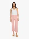 Mother The Mid Rise Maven Ankle Candlelight Peach Pants In Orange