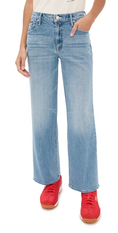 Mother The Mid Rise Maven Ankle Jeans Magic School Bus In Blue