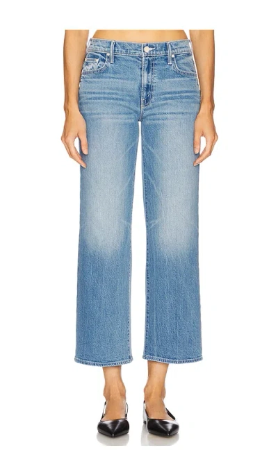 Mother The Mid Rise Maven Ankle In Blue