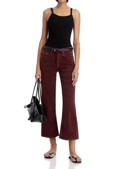 MOTHER THE MID-RISE MAVEN HOPSCOTH ANKLE JEANS IN AZTEC