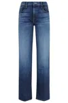 Mother Mid-rise Straight-leg Denim Jeans In Blue