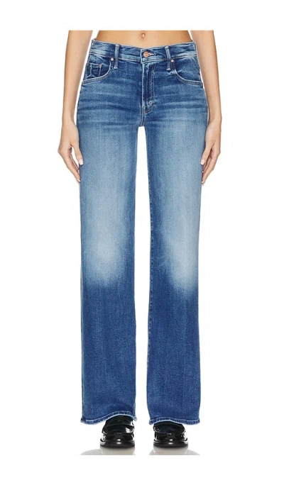 Mother Blue The Mid Rise Maven Sneaker Jeans