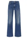 Mother 'the Mid Rise Maven Sneak' Jeans In Blue
