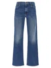 Mother 'the Mid Rise Maven Sneak' Jeans In Blue