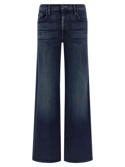 Mother 'the Mid Rise Maven Sneak' Jeans In Blue