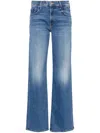 Mother Blue The Mid Rise Maven Sneaker Jeans In Blue