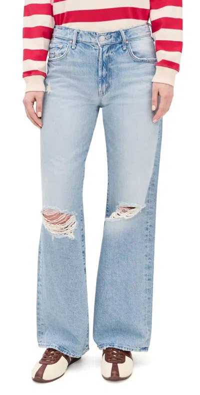 Mother The Mid Rise Maven Sneak Jeans Reelin It In In Blue