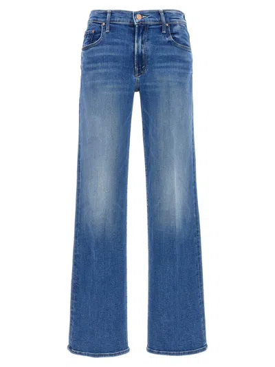 Mother Petites The Lil Mid Rise Maven Ankle Magic School Bus Jeans In Blue