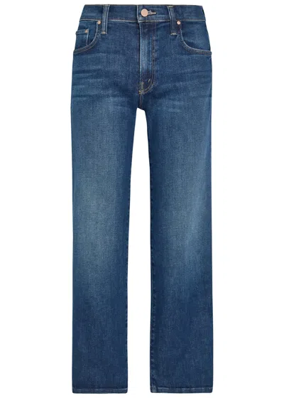 Mother The Mid Rise Rambler Stretch-denim Jeans In Blue