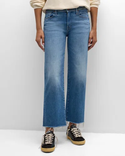 Mother The Rambler High Rise Ankle Straight Jeans In Enjoy The Ride