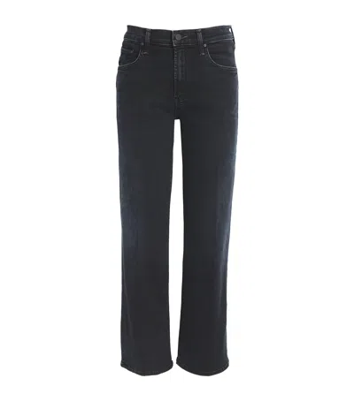 MOTHER THE MID RISE RAMBLER ZIP ANKLE JEANS
