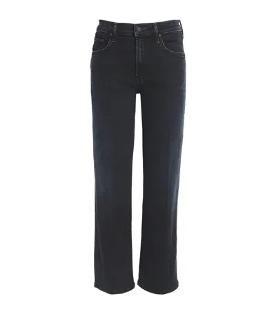 MOTHER MOTHER THE MID RISE RAMBLER ZIP ANKLE JEANS