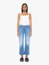 Mother The Patch Pocket Mid Rise Maven Ankle Avant Gardener Jeans In Blue