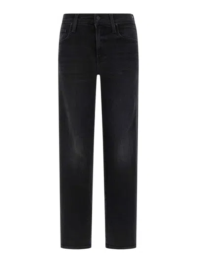 MOTHER THE MID RISE RAMBLER ZIP FLOOD JEANS
