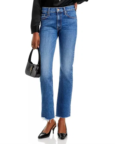 Mother The Mid Rise Rider Ankle Jeans In Local Charm In Multi