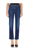 Mother The Mid Rise Rider Flood Jeans In These Boots Are Made For Walkin'