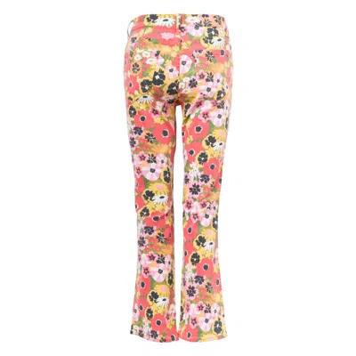 Mother The Mid Rise Smokin Double Flare Jeans In Multi