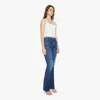 Shop Mother The Mid Rise Smokin' Double Heel Clothing Optional Jeans In Blue