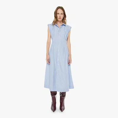 Mother The Mint Condition Get In Line Shirt In Blue