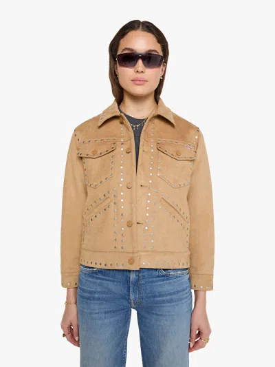 Mother The Mountain Drifter Jacket Soft In Khaki - Size X-small In Brown