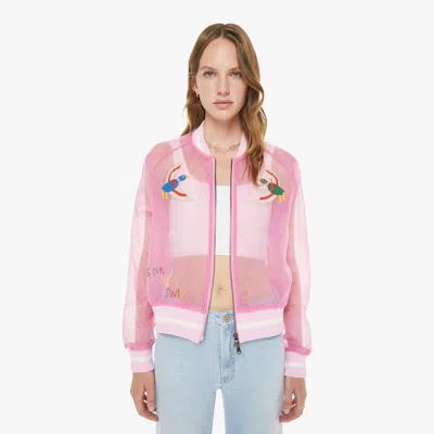 Mother The Mozzy Sight Unseen Jacket In Pink