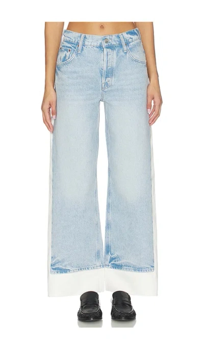 Mother The Nacho Double Dip Nerdy Jeans In Blue