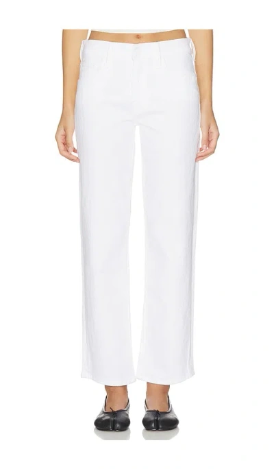 Mother The Newbie Ankle Jeans In White