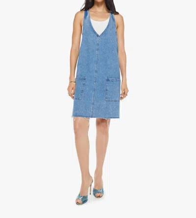 Mother The O Yeah Dress In Wipeout In Blue
