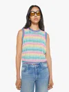 Mother The Open Back Sweater Tank In Multi