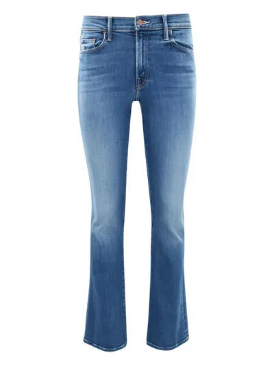 Mother The Outside Skimp Jeans In Blue