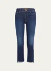 Mother The Insider Crop High-waist Bad Reputation Bootcut Jean In Are We There Yet