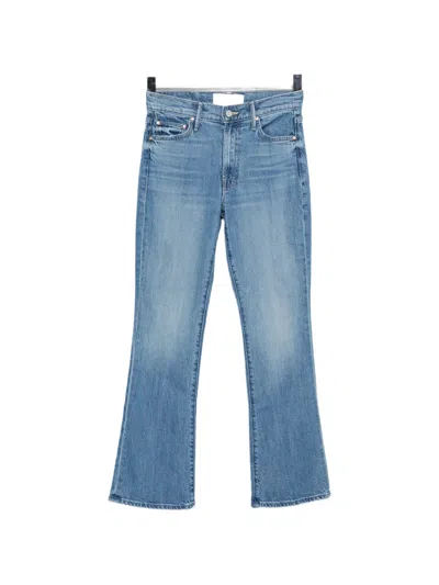 Mother The Outsider Flood Jeans In Blue