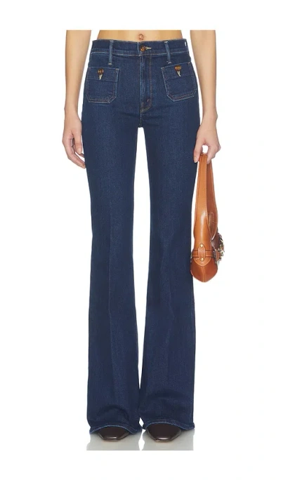 Mother The Patch Pocket Doozy In Blue